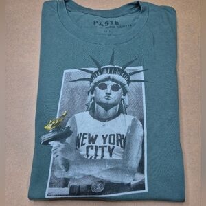 Men's Statue of Liberty Graphic Tee - Teal 2337/220